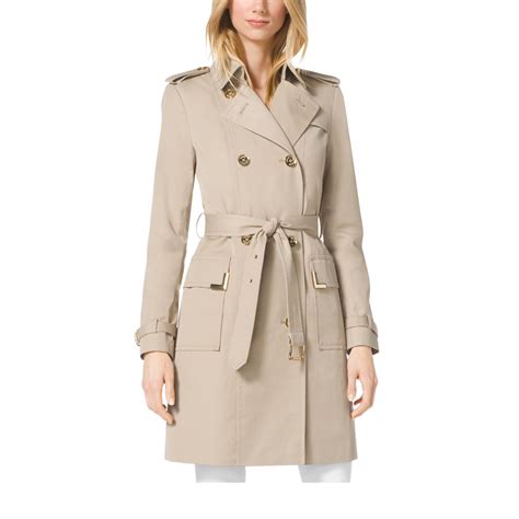 michael kors trenchcoat khaki|michael kors trench coat men.